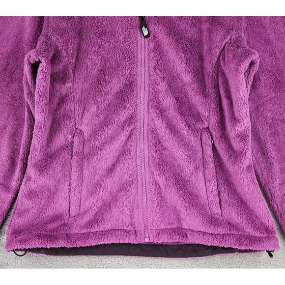 The North Face Womens Fleece Jacket Medium Purple Osito Full Zip Long Sleeve - Picture 7 of 11